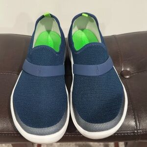 OOFOS Women's OOmg Low Shoe Mesh - Navy - 8